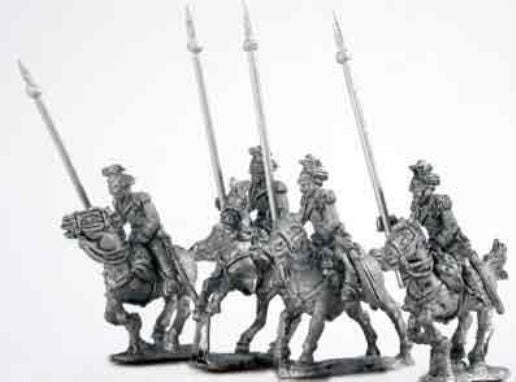 Mirliton - Austrian Ulans charging, lance forward (italian war of independence) - 15mm