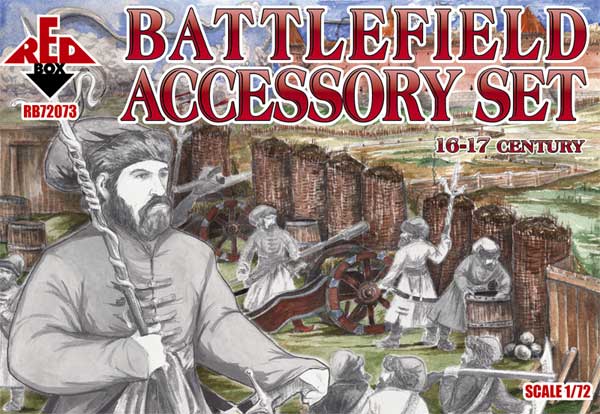 Battlefield Accessory Set 16/17 century - 1:72 - Red Box - 72073 - @