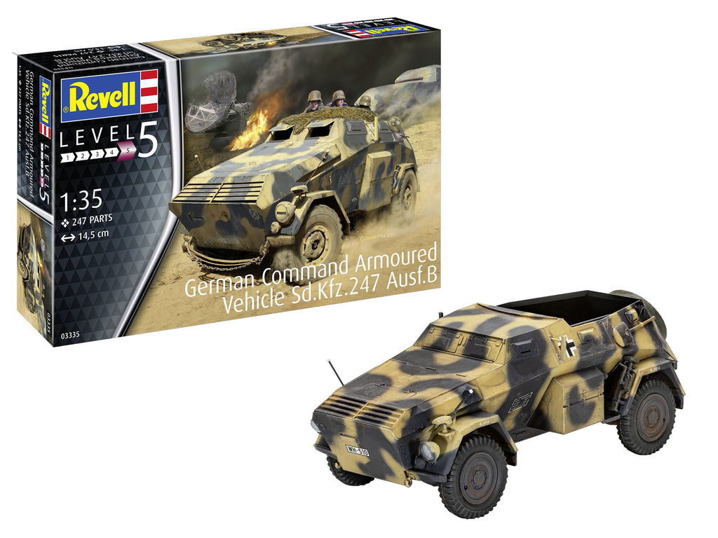 Revell - 3335 - German Command Armoured Vehicle Sd.Kfz.247 Ausf.B - 1:35