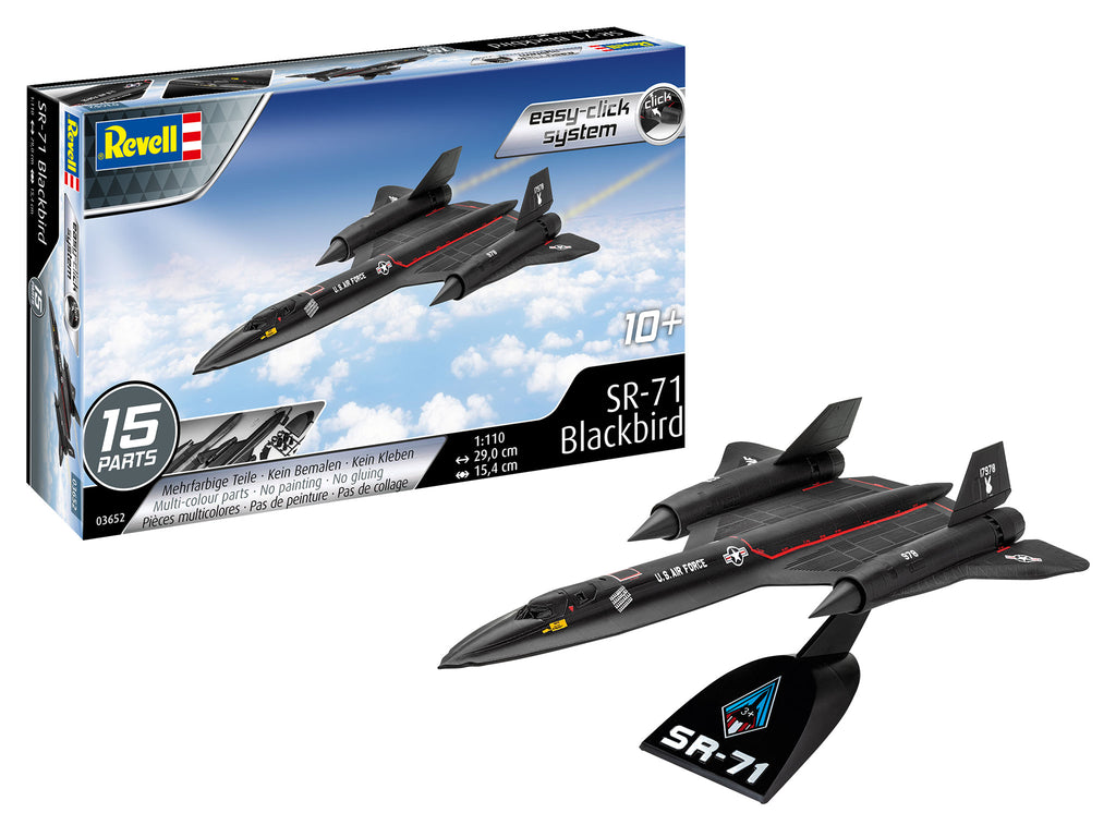 Revell - 3652 - Lockheed SR-71 Blackbird (Easy Click) - 1:110