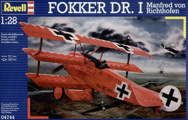 Revell - 4744 - Fokker Dr.I Triplane - 1:28