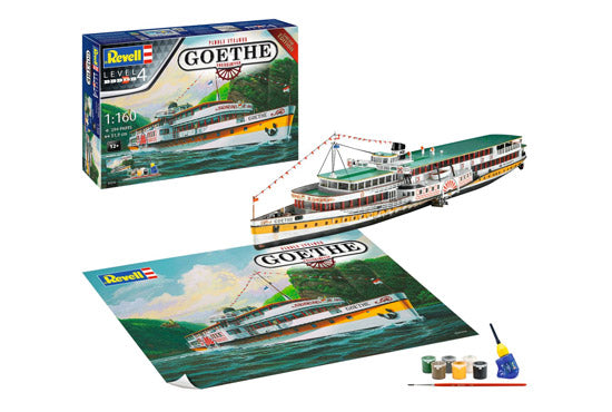 Revell 5232 - Paddlesteamer/Rheindampfer 'Goethe' - 1:160