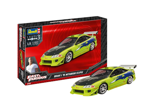 Brian's 1995 Mitsubishi Eclipse Fast and Furious - 1:25 - Revell - 7691