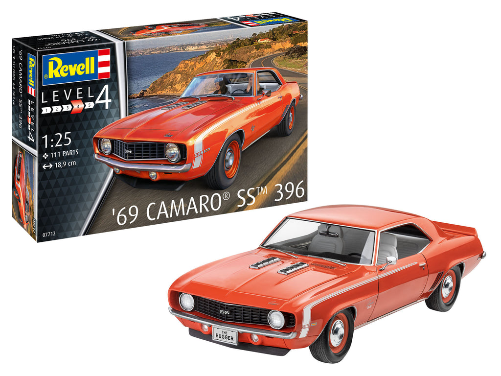 Revell - 7712 - '69 Chevrolet Camaro SS 396 big-block - 1:24