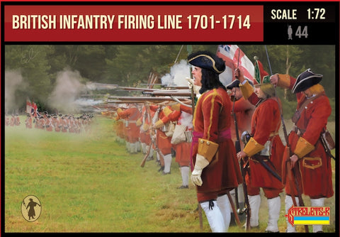British Infantry Firing Line 1701-1714 - 1:72 - Strelets - 232