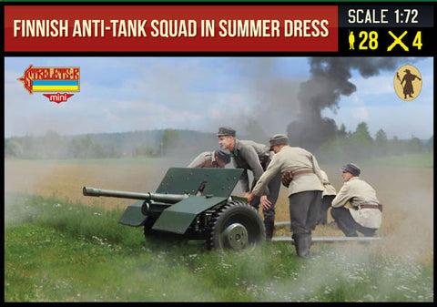 Finnish Anti-Tank Squad in Summer Dress WWII - 1:72 - Strelets - 245