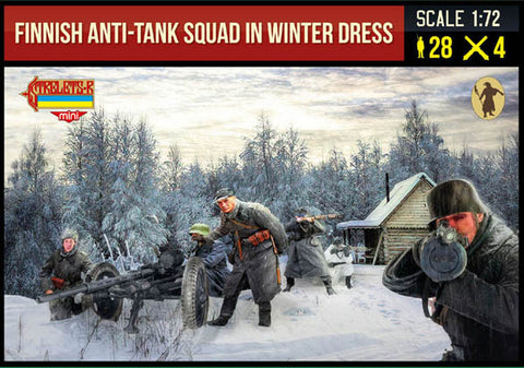 Finnish Anti-Tank Squad in Winter Dress WWII - 1:72 - Strelets - 246