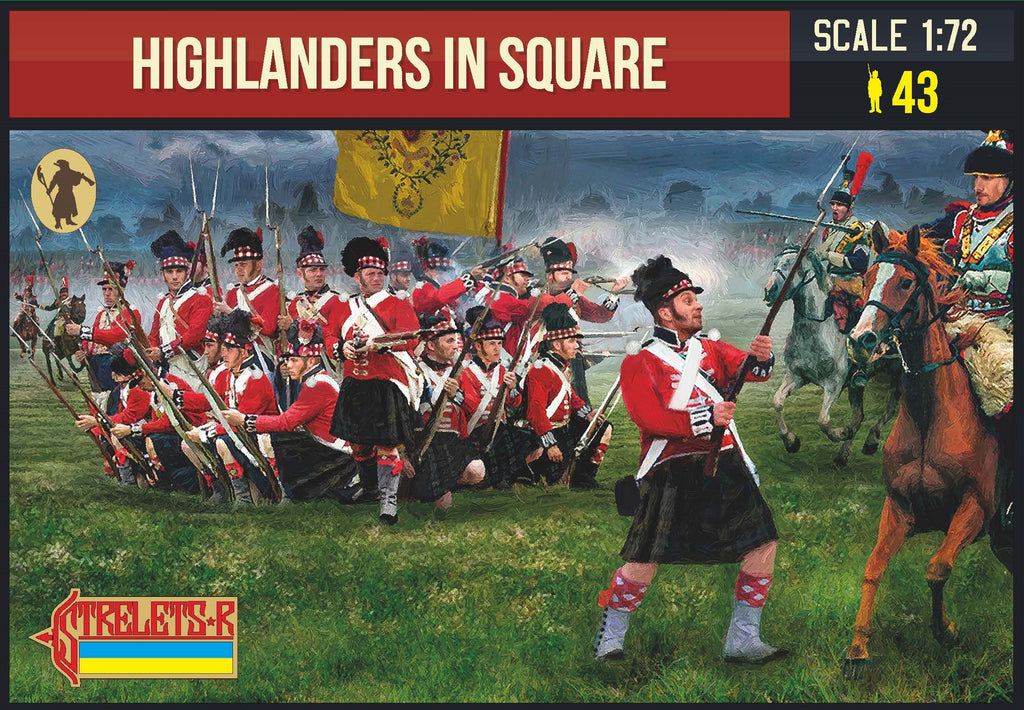 Highlanders in Square - 1:72 - Strelets - 287