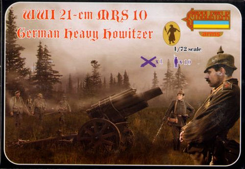 WWI 21 cm MRS 10 German Heavy Howitzer - 1:72 - Strelets - A013