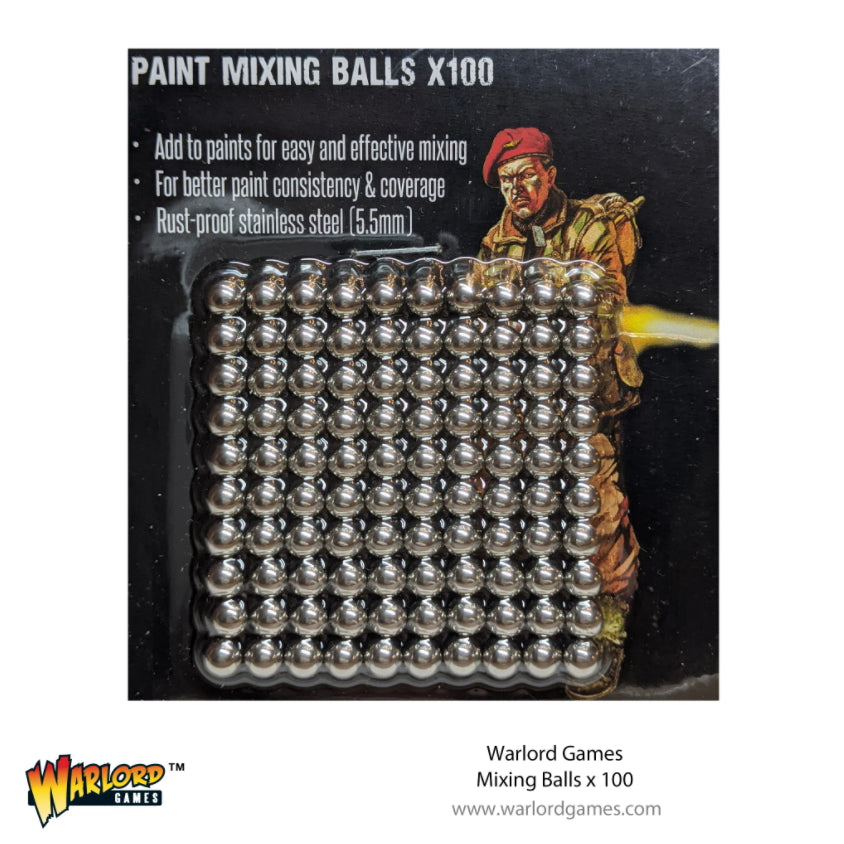 Warlord Games - 843419917 - Warlord Mixing Balls (100)