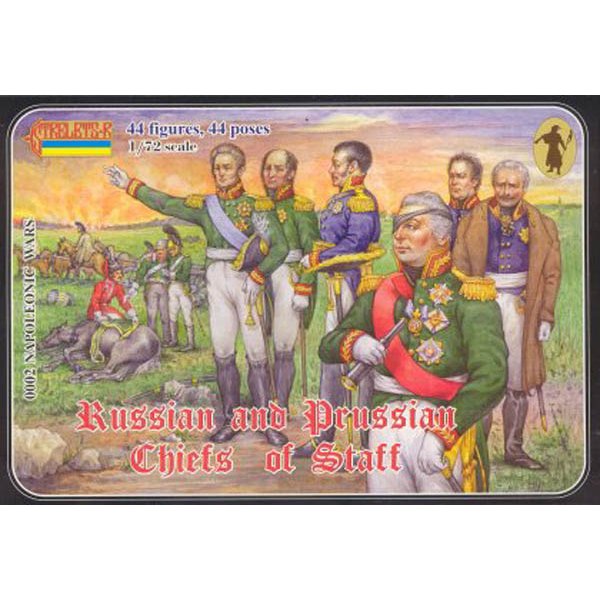 Napoleonic wars 1:72 Russian and Prussian chiefs of staff Strelets 0002 @