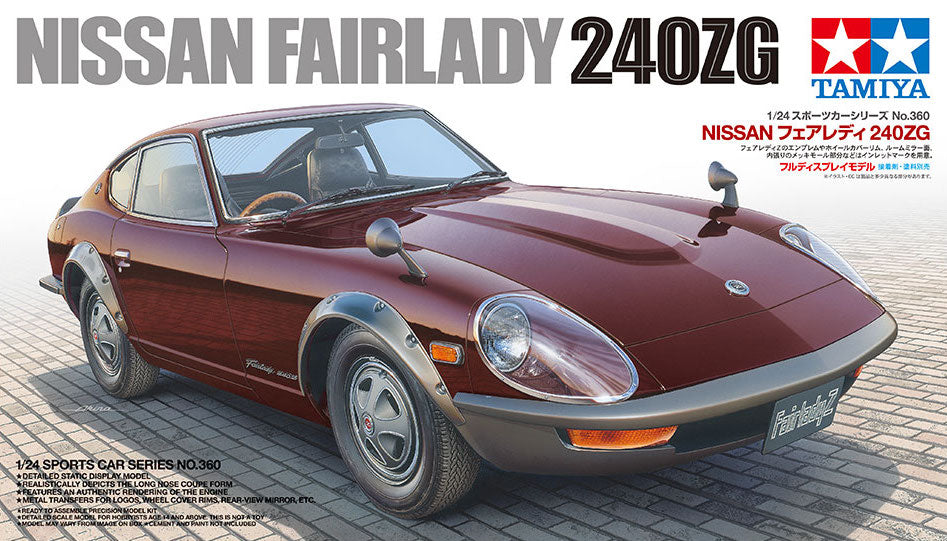 Tamiya - 24360 - Nissan Fairlady 240ZG - 1:24