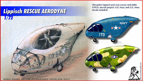 Unicraft 72140 - Lippisch R.A.D. (Rescue AeroDyne) - 1:72