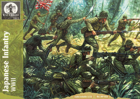 Japanese infantry WWII - 1:72 - Waterloo 1815 - AP022 - @