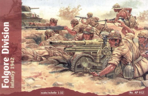 Folgore Division infantry 1942 - 1:32 - Waterloo 1815 - AP012 - @