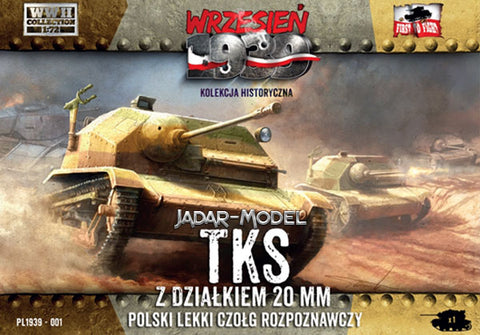 First to Fight - 001 - Polish TKS reconnaissance tank (simplified kit) - 1:72