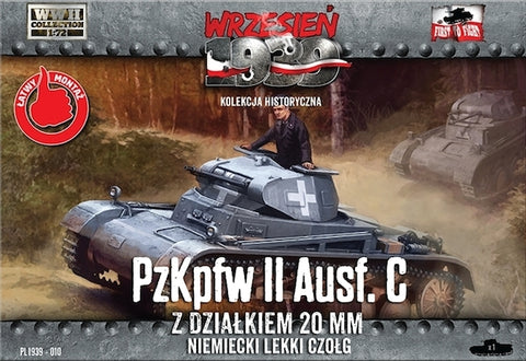 First to Fight - 010 - Pz.Kpfw.II Ausf.C German light tank - 1:72