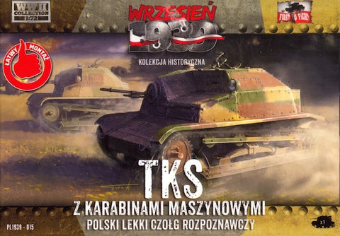 First to Fight - 015 - Polish TKS with machine gun - 1:72