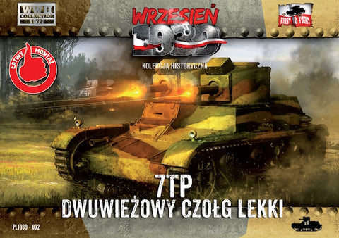 First to Fight - 032 - Polish 7TP double turret Polish light tank - 1:72