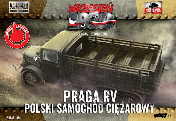 Praga RV lorry/truck in Polish service - First to Fight - 034 - 1:72
