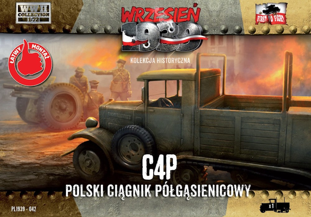 First to Fight - 042 - C4P Polish Halftrack Artillery Tractor - 1:72