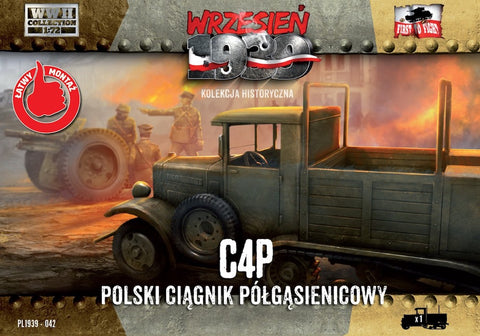 First to Fight - 042 - C4P Polish Halftrack Artillery Tractor - 1:72