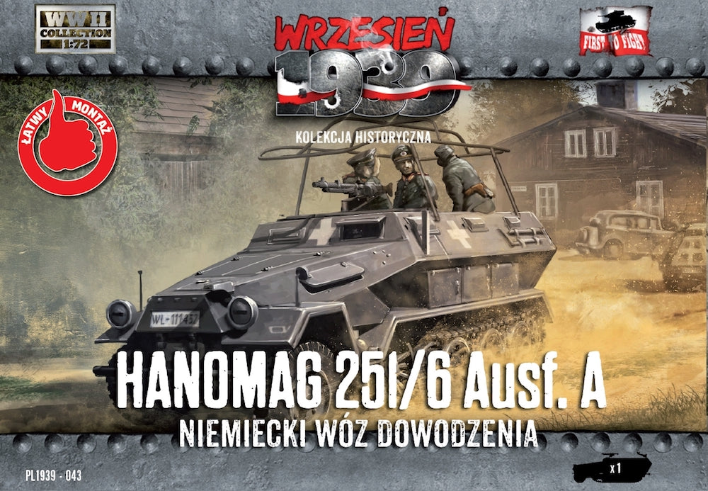 First to Fight - 043 - German Sd.Kfz.251/6 Ausf.A half-track - 1:72