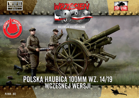 First To Fight - 052 - 100mm Polish wz. 14/19 Howitzer - 1:72