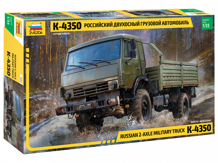 Zvezda - 3692 - Russian K-4326 2 Axle Military Truck - 1:35