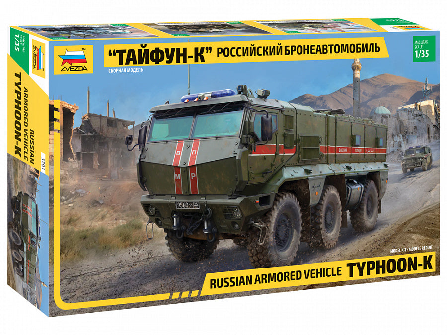Zvezda - 3701 - Typhoon-K 6X6 Armoured Vehicle The Typhoon-K - 1:35
