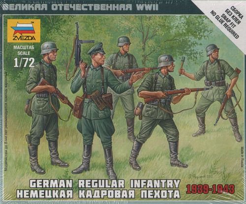 German Regular Infantry 1938-1943 - 1:72 - Zvezda - 6178 - @