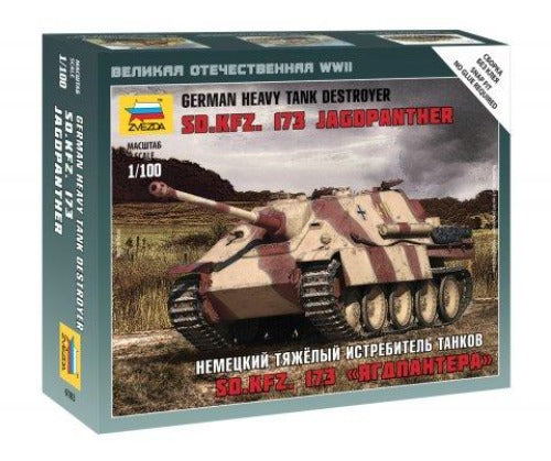 German heavy tank destroyer JagdPanther Sd.Kfz.173 - 1:100 - Zvezda - 6183 - @