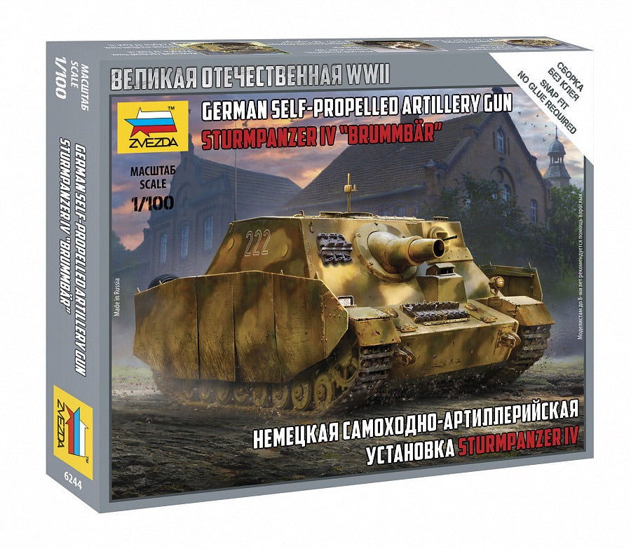 Zvezda - 6244 - Sturmpanzer IV "Brummbär" - 1:100