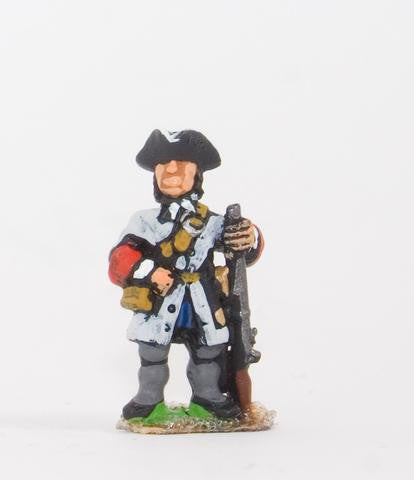 Essex - Line Infantry in Tricorne & Gaiters: At ease (All Nationalities) - 15mm