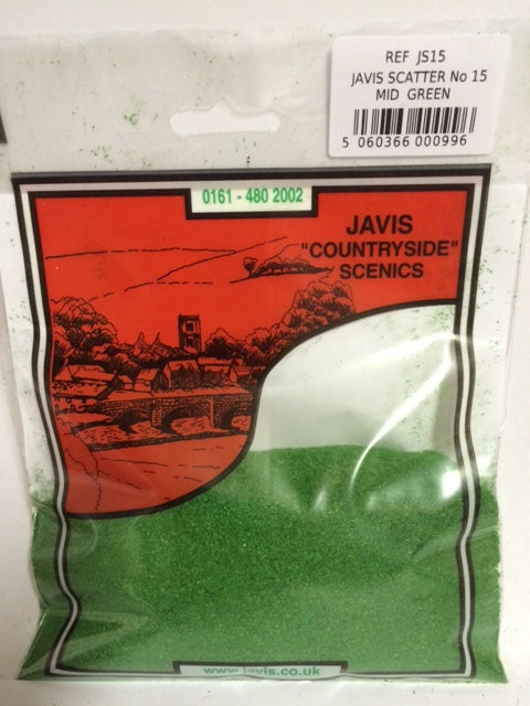 JAVIS - JS15 - SCATTER NO.15 MID GREEN 12s 40gms approx