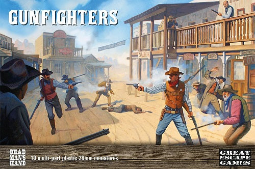Great Escape Games - Dead Mans Hand - DMHP001 - Plastic Gunfighters - 28mm - @