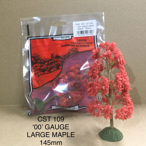 JAVIS - CST109 - TREES - 145mm OO MAPLE - pkd 3 per box