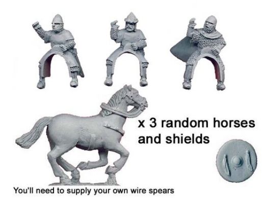 Dark Ages > El Cid DAE015 - Spanish Knights with javelins & Spears