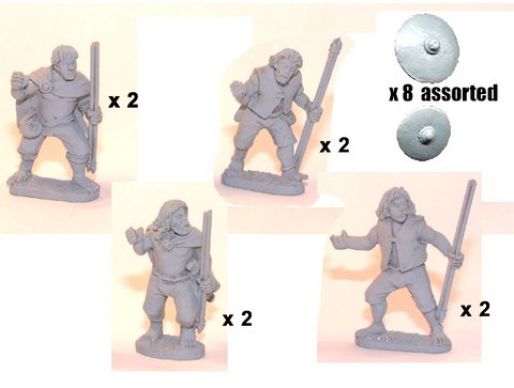 Dark Ages > Irish DAI002 - Irish Warriors with Javelins & Buckler