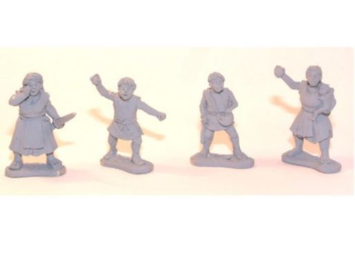 Dark Ages > Irish DAI013 - Skirmishing Women & Children