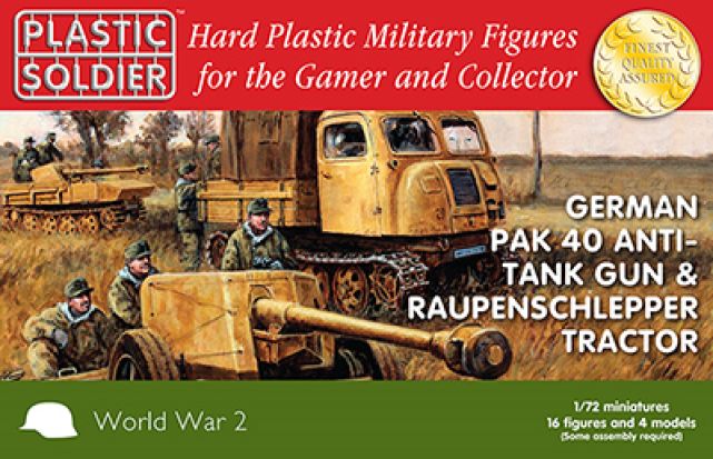 British 25pdr & Morris Quad Tractor - 20mm - Plastic Soldier - WW2G20005
