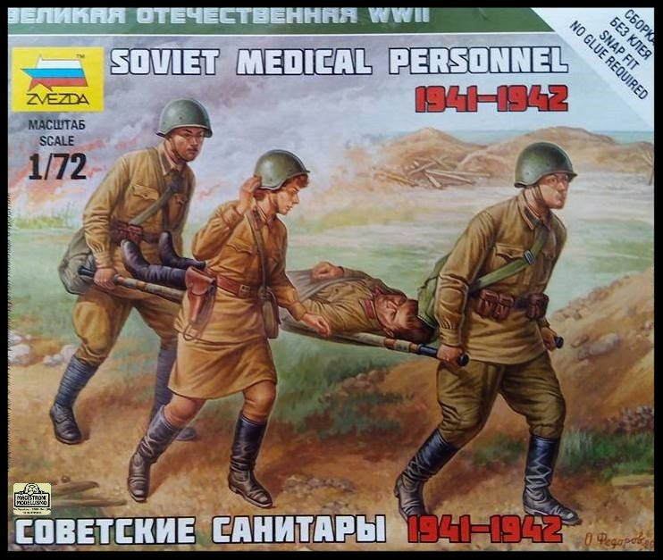 Zvezda - 6152 - Soviet medical personnel 1941-1942 - 1:72