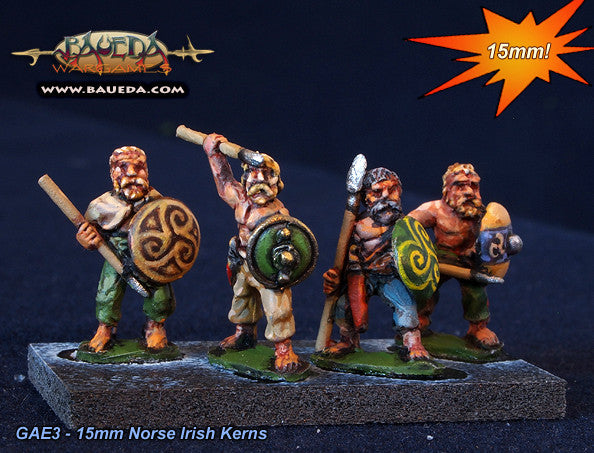 Baueda GAE3 - Norse Irish kerns (8) - 15mm