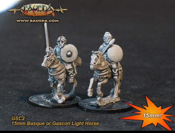 Baueda - Basque or Gascon light horse (8) - 15mm