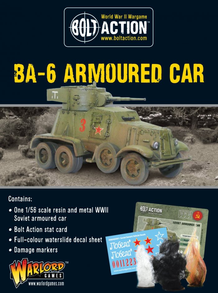 Warlord Games 402414001 - BA-6 Armoured Car
