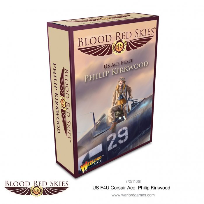 Warlord Games > Blood Red Skies > Blood Red Skies 772211008 - F4U Corsair Ace: Philip Kirkwood