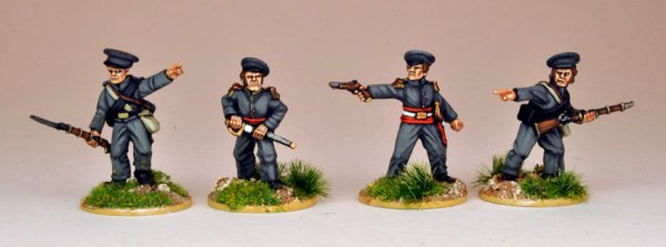 Artizan - AWW507 - New Orleans Greys Command - 28mm