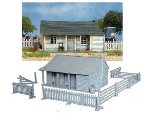North American Cabin or Farmhouse 1750-1900 - 28mm - Perry - RPB1