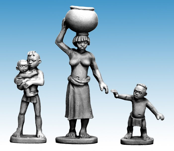 Copplestone Castings - AF10 - High Adventure - African Villagers - 28mm