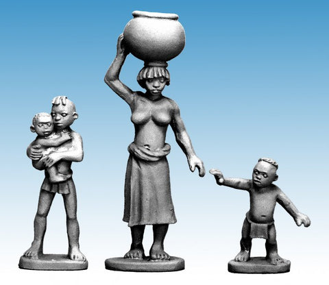Copplestone Castings - AF10 - High Adventure - African Villagers - 28mm